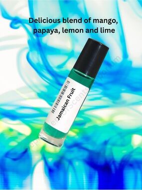 Jamaican Fruit 1/3 Oz Unisex Roll-On Fragrance Oil - Green